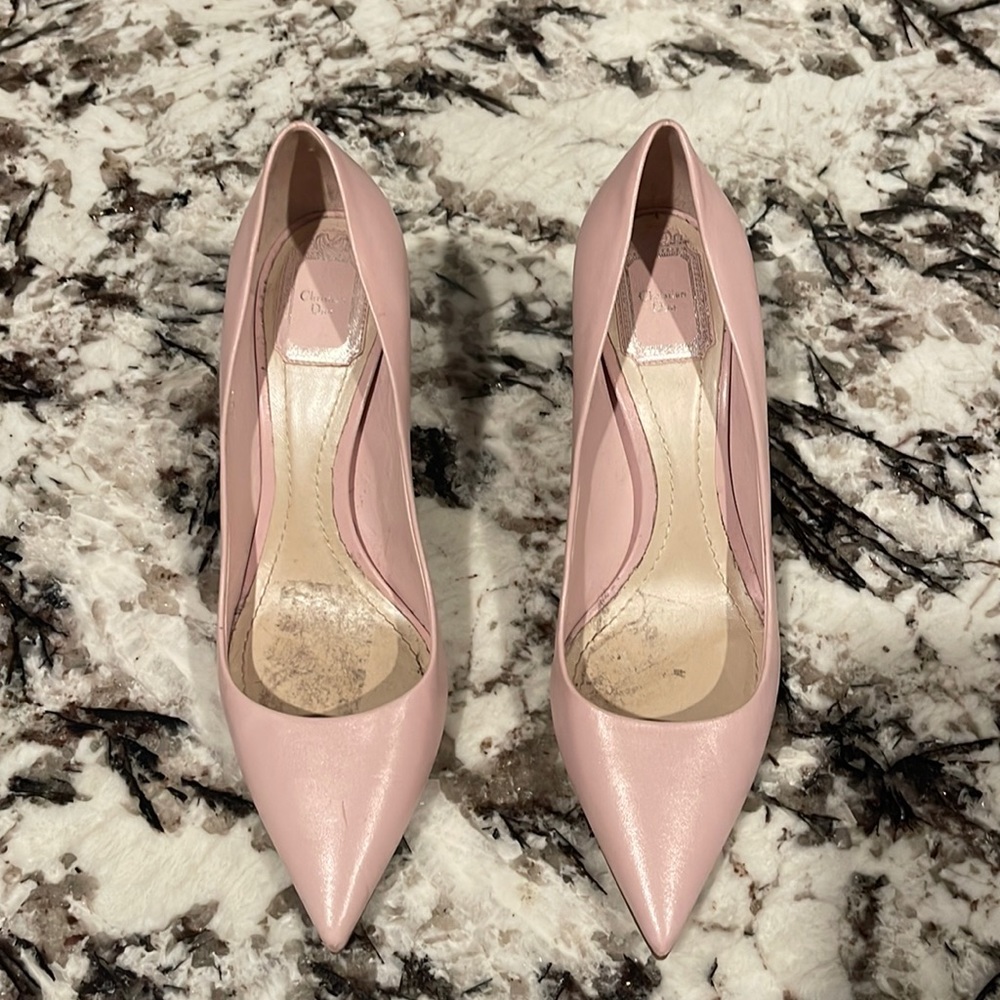 DIOR PINK HEELS
